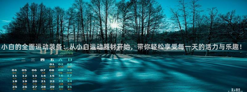 fb体育官方：小白的全面运动装备：从小白运动器材开始